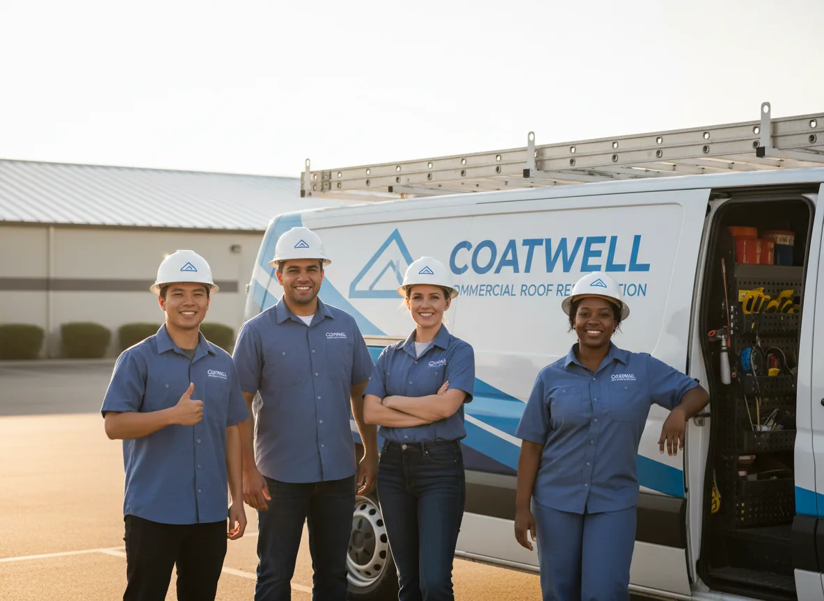 Commercial roof coating company in Merrimac, WI